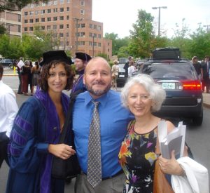 Șerban Ciurea, cu fiica si sotia